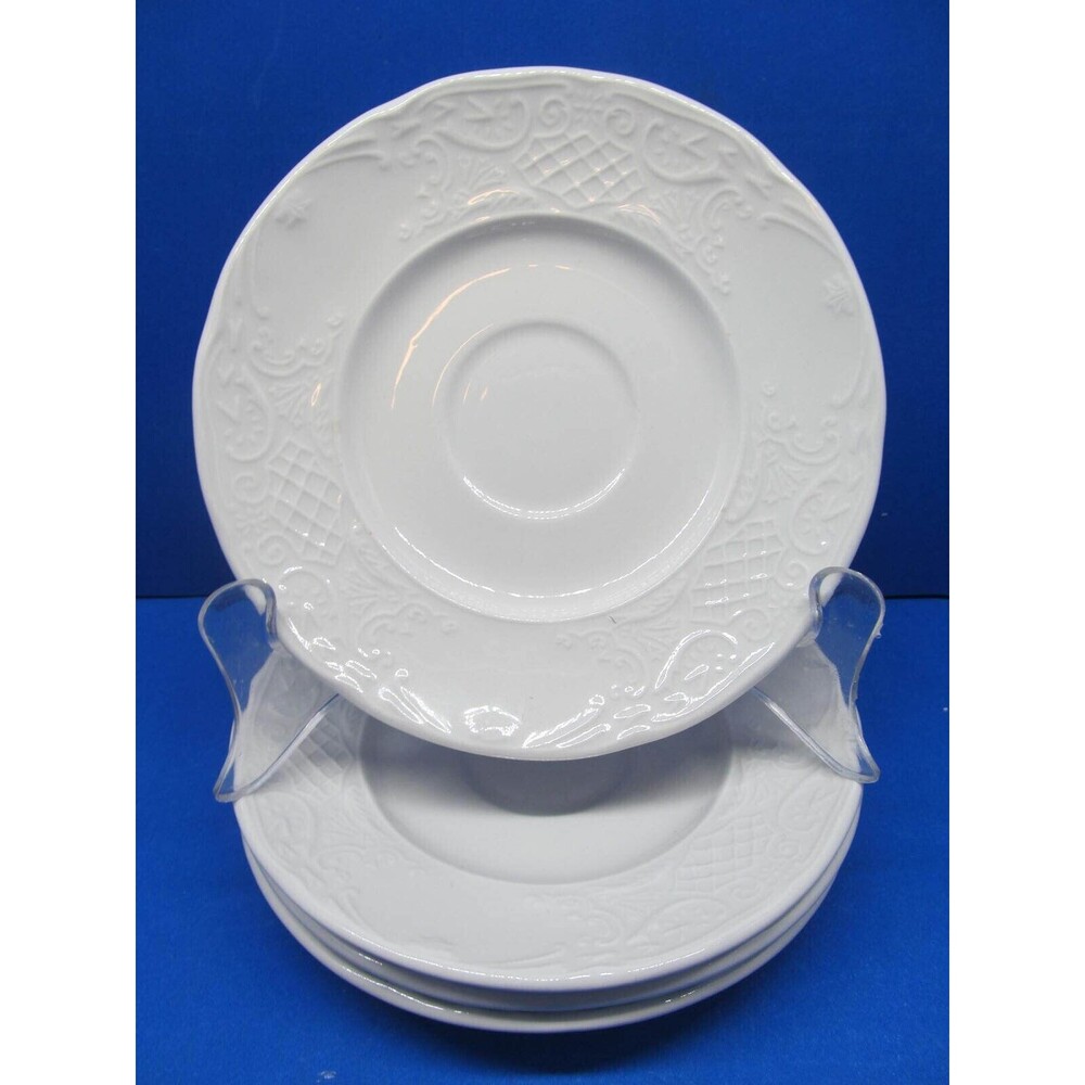 Johnson Brothers Richmond White Set Of 4 Saucers Only